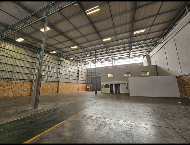 1,166M² WAREHOUSE TO LET IN LINBRO PARK